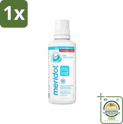 1 x Meridol Mondspoeling Tandvleesbescherming 400 ml- Mondspoeling - Tandvleesbescherming - Tandvleesverzorging - Mondhygiëne - Tandvleesproblemen
