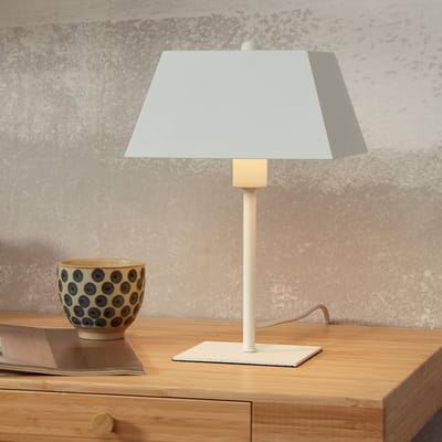 it's about RoMi Tafellamp Perth - Wit - 20x20x31cm - Modern