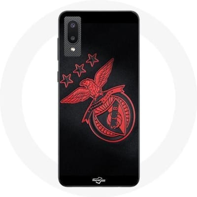 Coque - maniacase - Samsung Galaxy A02 - Noir - Souple - SLB Benfica noir