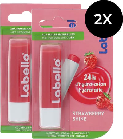 Labello Duopack Lippenbalsem - Strawberry Shine