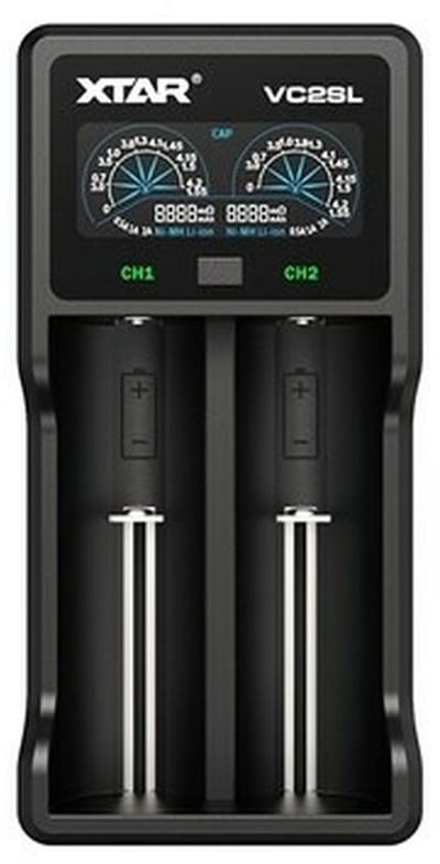 Xtar VC2SL KT charger, 2.5A USB cable