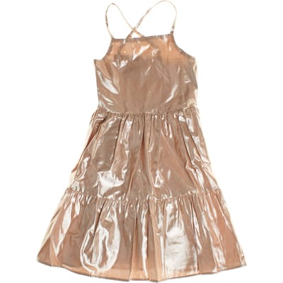 Metallic feestjurk 664477 meisje