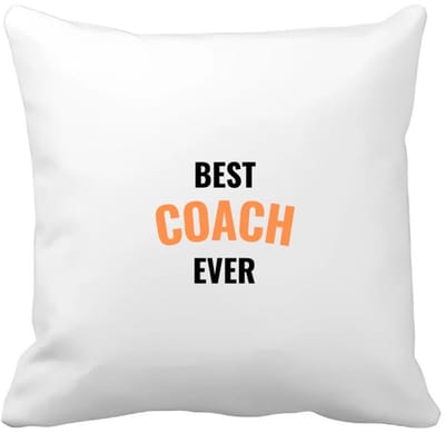 Akyol - best coach ever Kussen hoes - Coach - de beste coach - sport - verjaardagscadeau - verjaardag - cadeau - cadeautje voor coach - coach artikelen - kado - geschenk - gift - 40 bij 40 cm
