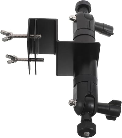Camera Montagebeugel - Bevestigingshouder - Buitenbeveiliging - Verstelbaar RVS - 5.90 x 5.00 cm - Zwart