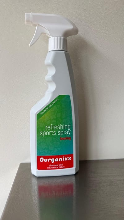 Ourganixx Boksspray - 500 ml - Natuurlijke Spray voor propere Bokshandschoenen & Bokszak