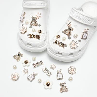 Schoenaccessoires-geschikt voor crocs charms- geschikt voor crocs pins- geschikt voor crocs Accessoires- geschikt voor Crocs Jibbitz-CJ-287 procent gouden beer