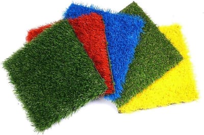 Kunstgras Tegels - Nepgras Matten - Balkon Decoratie - In elkaar grijpend Systeem - 30x30cm - Groen