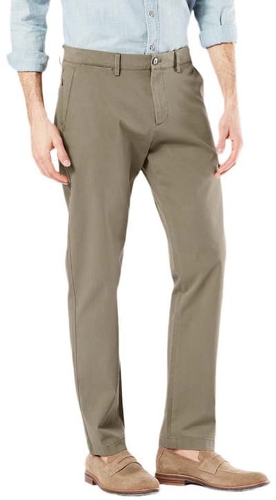 Dockers Smart 360 Flex Motion Slim Tapered Chino Broek Bruin 30 / 34 Man