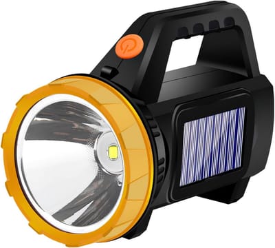 SCH® Zaklamp opwindbaar - Zaklamp - Zaklampen - Zwart - 15cm x 5cm x 3cm