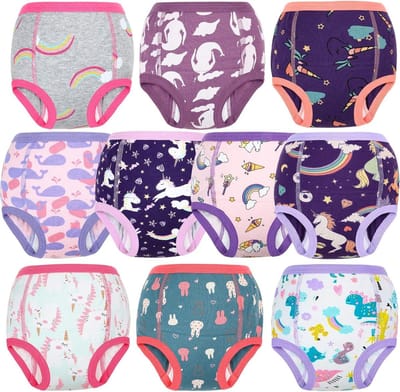 Trainingsbroekjes - Potty Pants - Zindelijkheidstraining - Absorberend met vervangbare inzet - 10 stuks - Cartoon