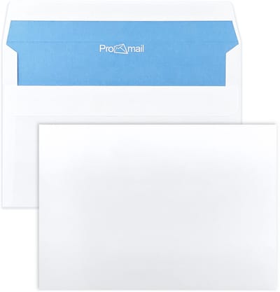 Akte enveloppen A6 - zonder venster - C6 - 114 x 162 mm - 100 stuks - zelfklevende sluiting - 80 gram - Bruin - Netuno