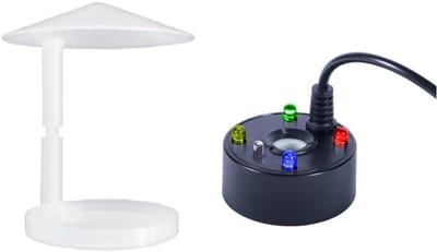 Mist Maker - Luchtbevochtiger Verstuiver - Decoratie Creëren - Met LED Verlichting - 8 x 5 x 4 cm