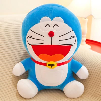 Nieuw Schattig Cartoon Doraemon Pluche Speelgoed Poppetje Creatief Blauwe Dikke Man Dingdang Kat Poppetje Lapjespop 25cm