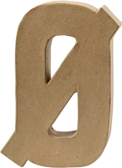 Letter, Ø, H: 20,5 cm, B: 14,5 cm, dikte 2,5 cm, 1 stuk