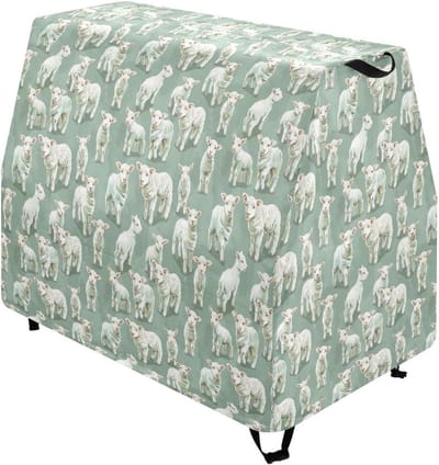 Watertafel Cover - Zandbakhoes Outdoor - Speelgoed Beschermen - Waterdicht UV-bestendig - 104x64x84 cm - Lichtgroen Wit