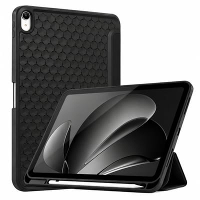 Sounix Tablet Hoes Geschikt voor Apple iPad 11 (2025) A16/iPad 10.9 Inch 10e generatie (2022) - Hoesje met Pencil Houder Uitsparing - Zwart