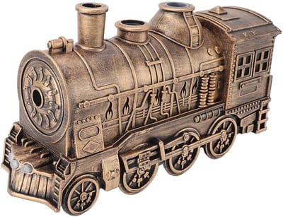 Dailygoods - Trein Cool Mist Luchtbevochtiger 300ml Stille Aromadiffuser Essentiële Olie Diffuser met Nachtlampje Dubbele Uitgangen voor Slaapkamer Kantoor Bureaublad