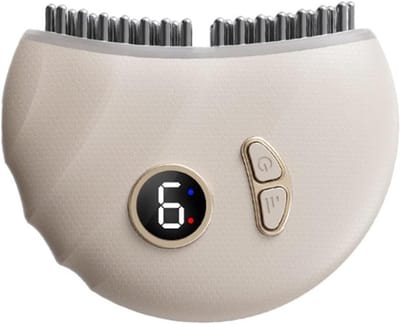 LISM-Massageapparaat met vibratie- en verwarmingsfunctie Geschikt voor verlichting van tandenknarsen en -klemmen, oplaadbaar en met digitaal display.