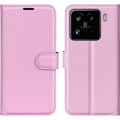 Mocaa Xiaomi 15 Pro Slim-Fit Book Case Roze