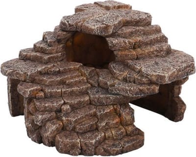 Hobby Terrarium Desert Cave woestijngrot in drie maten voor aquarium en terrarium 1 - 11,5x11x8cm