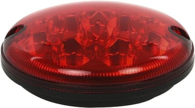 ProPlus Mistachterlicht - LED - 12V & 24V - Ø 95 mm - Rood - IP67