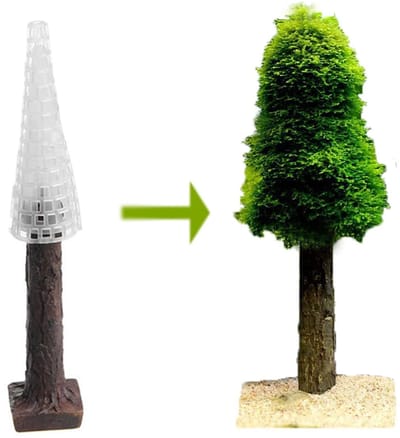 Dailygoods- Kerstmosvorm - Kweek je eigen mini-kerstboomplant - Aquariumdecoratie - Kweekmos - Waterplanten - Creatieve aquascape