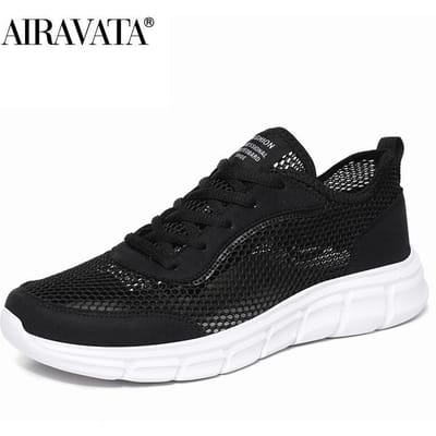 Heren Casual Sportschoenen Mesh Stof Ademende Sneakers Outdoor Hardloopschoenen Sneakers Plus Maat 39-48 39 wit/zwart