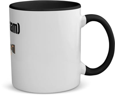 Akyol - fotograaf vrouw met eigen naam koffiemok - theemok - zwart - Fotograaf - fotografen - leuk cadeau voor iemand die houd van foto's maken - cadeau - kado - 350 ML inhoud