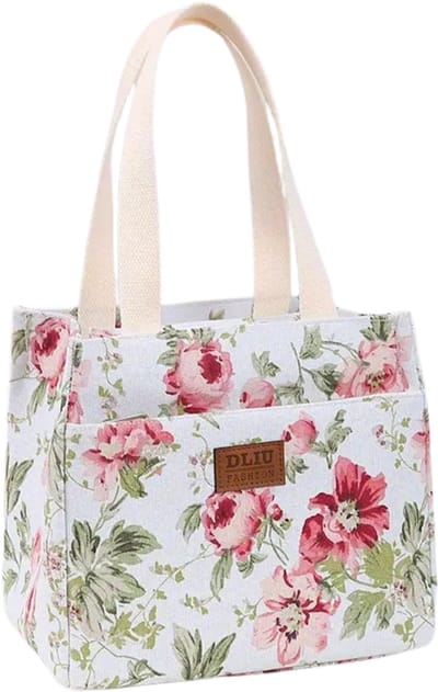 Nivard Koeltas - Koelbox - Koelelementen - Coolbox - Auto - Lunchtas - Strand - Rode Bloemen