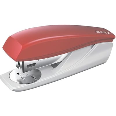 Leitz Nexxt Nietmachine - Nietcapaciteit tot 25 Vel - Inclusief Nietjes - Rood