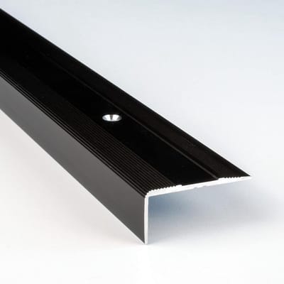 Trapneus Profiel - Trapprofiel Hoekprofiel - Trap Rand Beschermen - Geanodiseerd Aluminium - 100 cm Lengte - Brons Donker