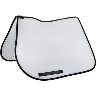 Zadeldoek voor paard met een kussen eronder van bamboevezel Acavallo Lycra Gel Grip