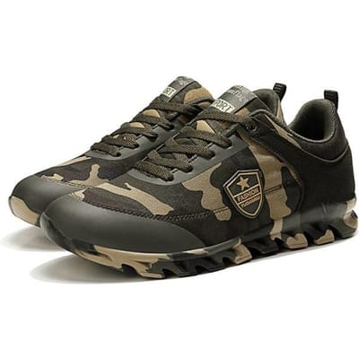 Herenschoenen Ademende Hardloopschoenen Dames Legergroen Camouflage Canvas Sneakers Comfortabele Koppel Wandelschoenen 8