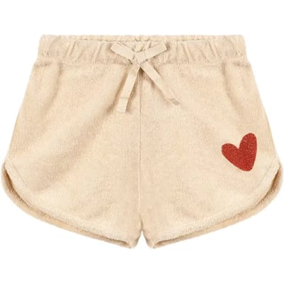 Korte broek voor babymeisjes Kids on the Moon Red Heart