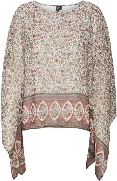 VERO MODA - VMBOHO PONCHO WVN EXP GA - Dames - Blouses