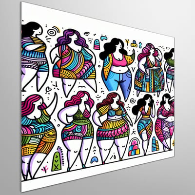 Kunstprint | Wanddecoratie | Dibond | 80 × 80 cm