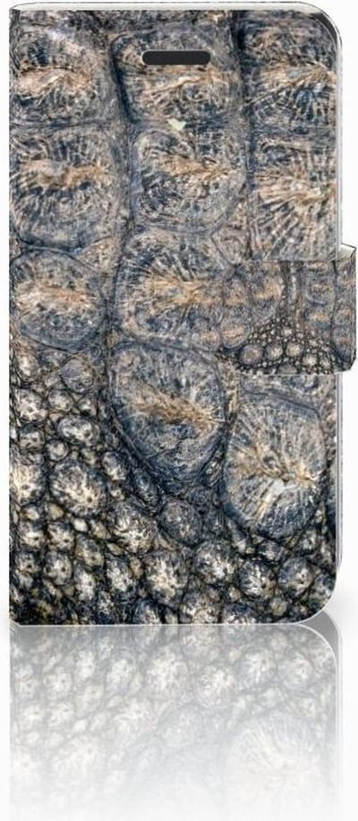 Samsung Galaxy Xcover 3 | Xcover 3 VE Telefoonhoesje met Pasjes Krokodillenprint