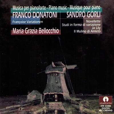 CD DONATONI; BELLOCCHIO, MARIA GRAZIA - Gorli/Donatoni: Musique pour piano STR33486 Stradivarius 1998 Italie Classique Occasion