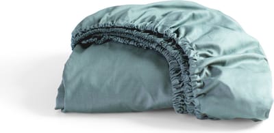 Cinderella - Weekend - Hoeslaken - 100% Katoen - Tot 25 cm matrashoogte - 80x200 cm - Mineraal Groen