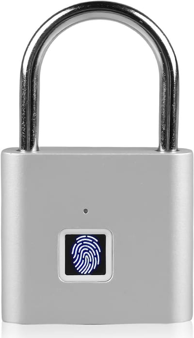 Slimme Vingerafdrukslot - Waterdichte USB Oplaadbare Padlock voor Gym en Beveiliging - Veiligheidsslot met Vingerafdrukherkenning en Draagbaarheid