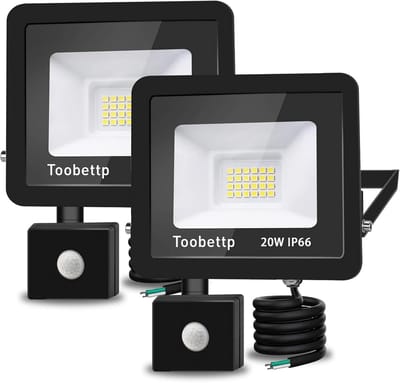 Krachtige 20W LED Schijnwerper met Bewegingssensor voor Buiten