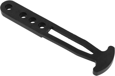Ladderriem - Scheepsgrendelband Rubber - Veilige Bevestiging - Verstelbare Gaten - 10B x 2H cm - Zwart