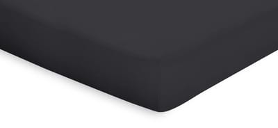 Eleganzzz Hoeslaken Topper Katoen Perkal - Antraciet - Hoeslaken 90x200 - Topper Hoeslakens - Eenpersoons