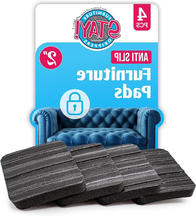 Meubelpads - Grijperpads Meubels - Meubels Stabiliseren - Geen Lijm of Nagels - 4 stuks 2 inch - Zwart
