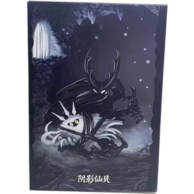 Grote Schaal Hollow Knight GK Figuur Shadow Sable Verzamelfiguur Standbeeld Kamer Tafelblad Decoratie Verfijnd Verzamelfiguur Standbeeld black