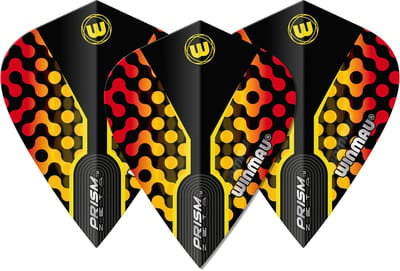 Winmau Prism Zeta Kite Black/Yellow - Dart Flights
