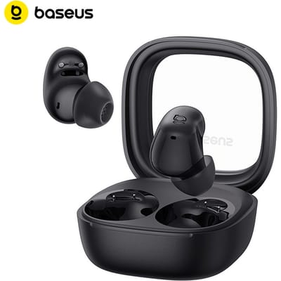 Baseus Bass WM02s Draadloze oordopjes Bluetooth 6.0 TWS-oortelefoons Mini en compact Comfortabel te dragen, 36 uur lange batterijduur IPX5 Blue