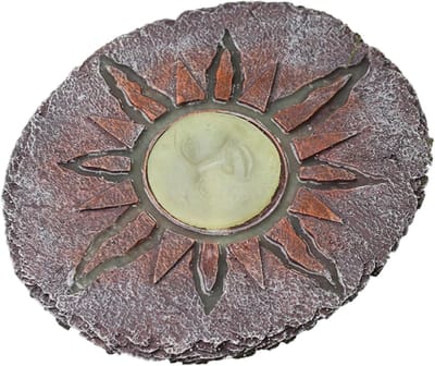 Betonmal Stapsteen - Tuinpadmal Decoratieve mal - Tuinpad Aanleggen - Herbruikbaar en Antislip - 38x44cm - Zwart
