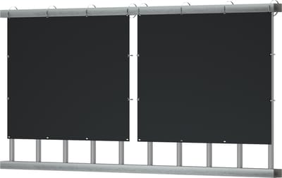 Zonnepaneel Verticale doe-het-zelf zonnepaneelset "Balkon", 400 W (2 x 200W)