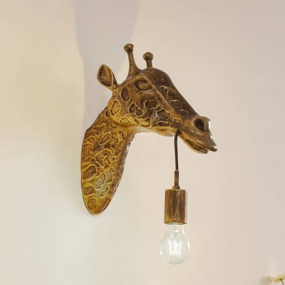 Lindby - wandlamp - 1licht - Metaal - H: 34.5 cm - E27 - messing